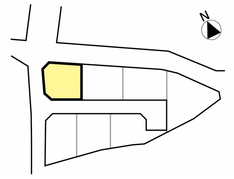 今治市山路 フェニックスランド山路1号地の区画図