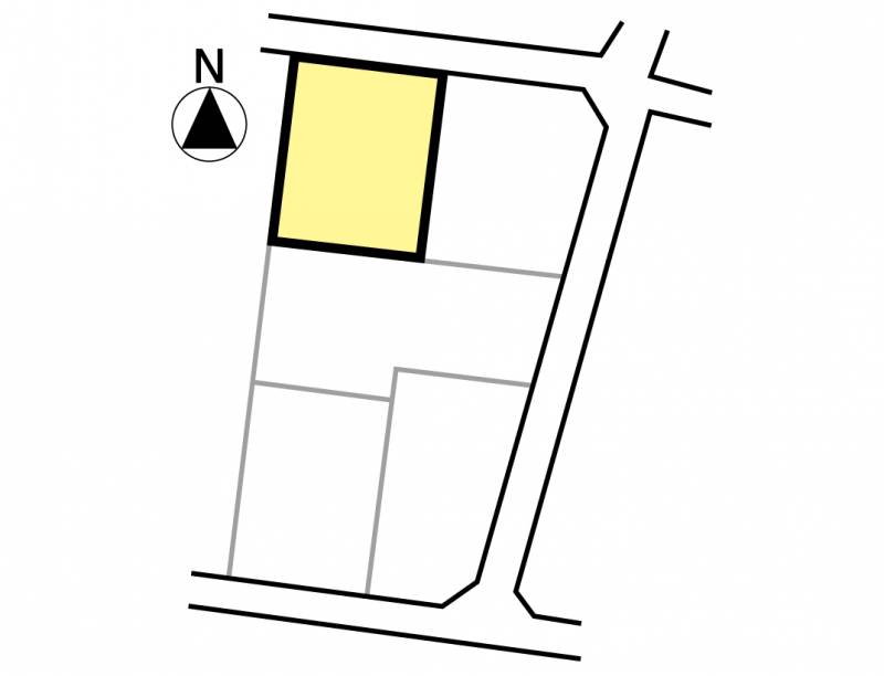 松山市馬木町 フェニックスランド馬木町1号地の区画図