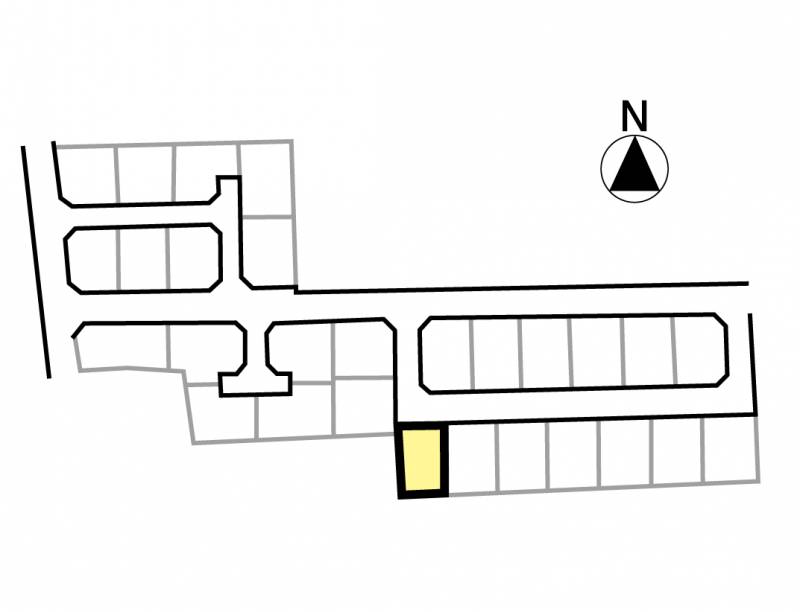 伊予郡松前町北黒田 フェニックスシティ北黒田22号地の区画図