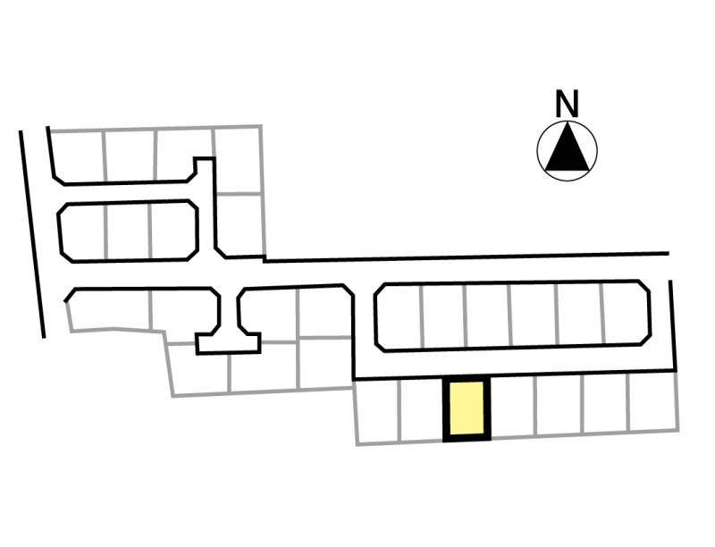 伊予郡松前町北黒田 フェニックスシティ北黒田24号地の区画図