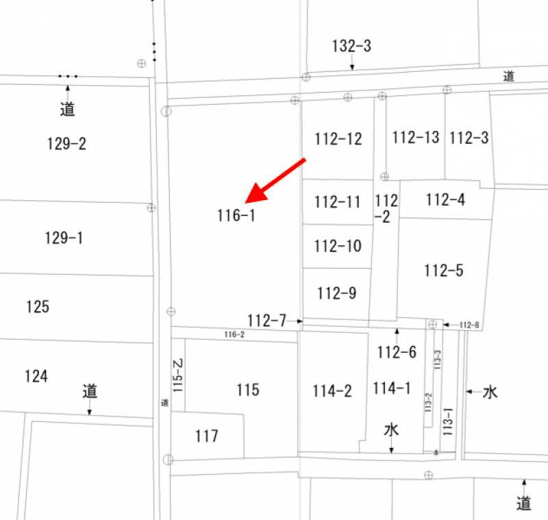 松山市馬木町 ホームランタウン馬木の区画図