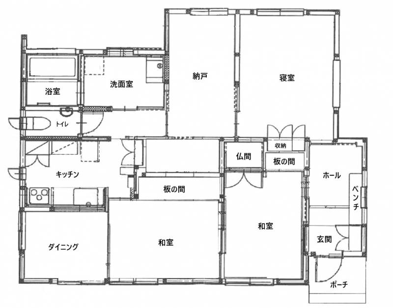 西条市北条 一戸建 の間取り画像