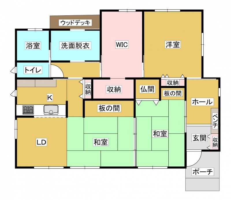 西条市北条 一戸建 の間取り画像