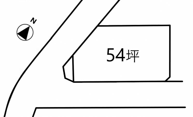 西条市周布 西条市周布1号地の区画図