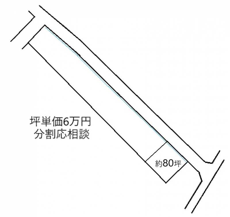 西条市丹原町池田 の区画図