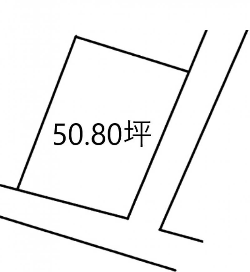 西条市大町 西条市岸陰土地(古家付）　の区画図