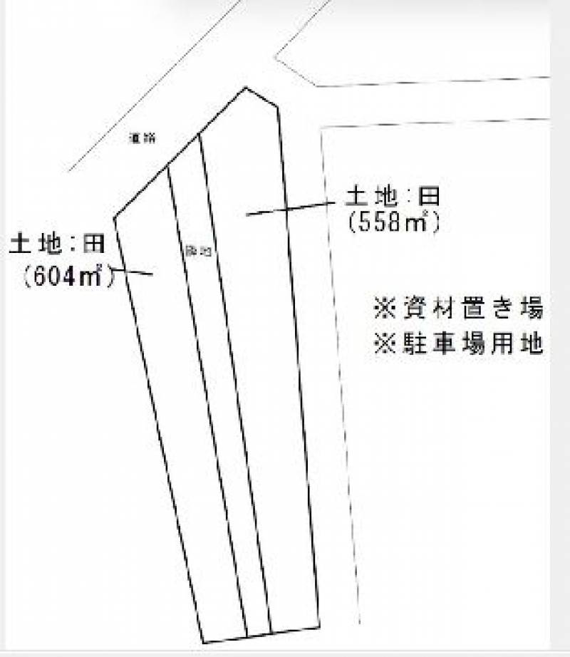 新居浜市東雲町 東雲町三丁目売土地の区画図