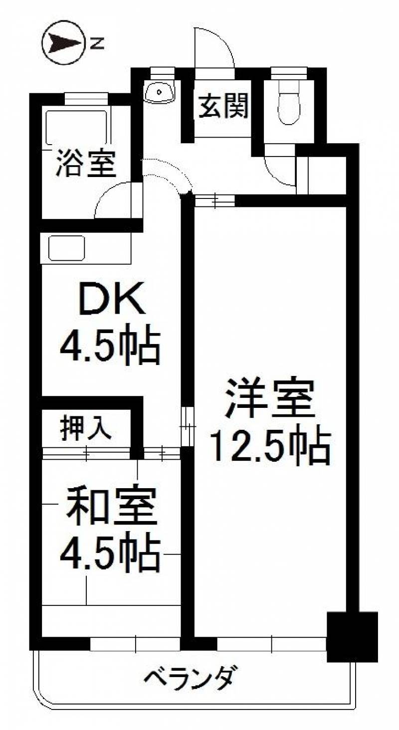 第一ホワイトコーポ の間取り画像