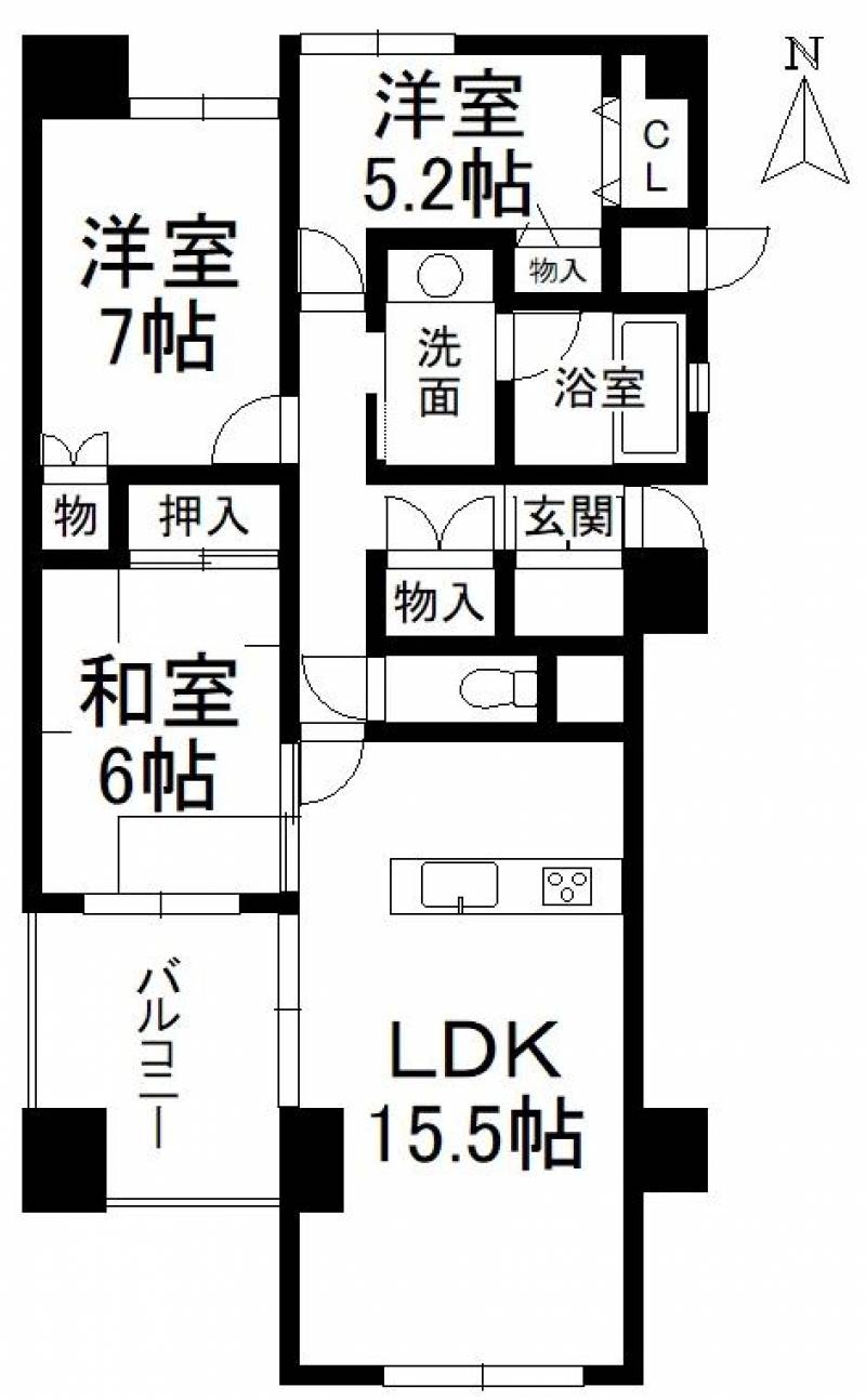 シビルタワーエンブレム の間取り画像