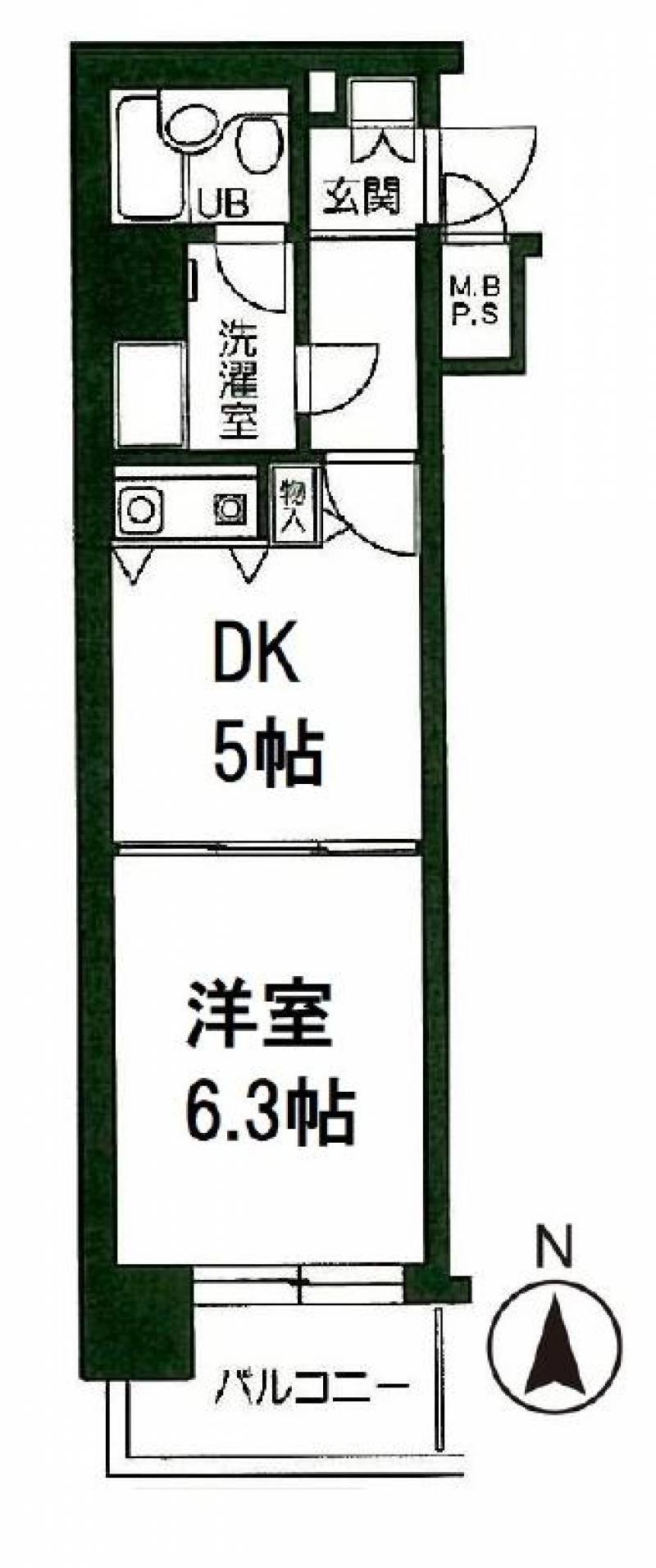 朝日プラザステーションコア松山 の間取り画像