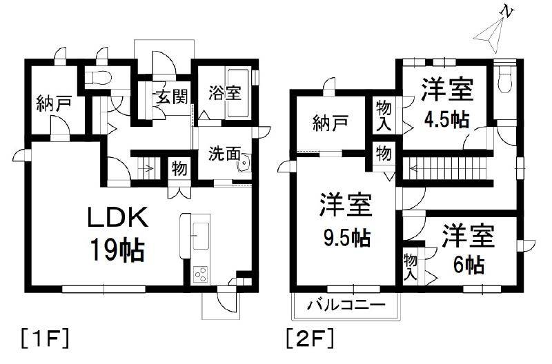 松山市湯の山東 一戸建 の間取り画像