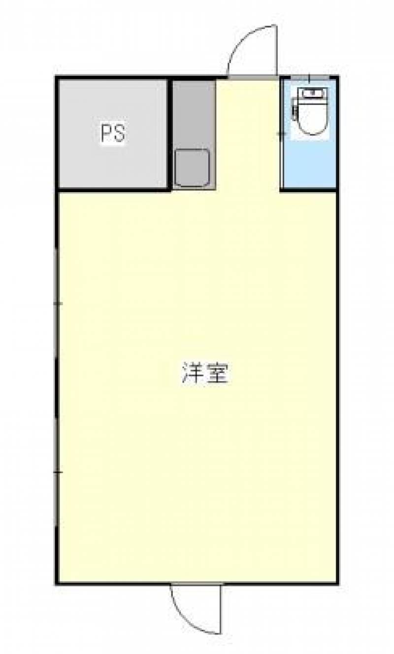 第一マンションテナント 　川之江の賃貸事務所 1の間取り画像