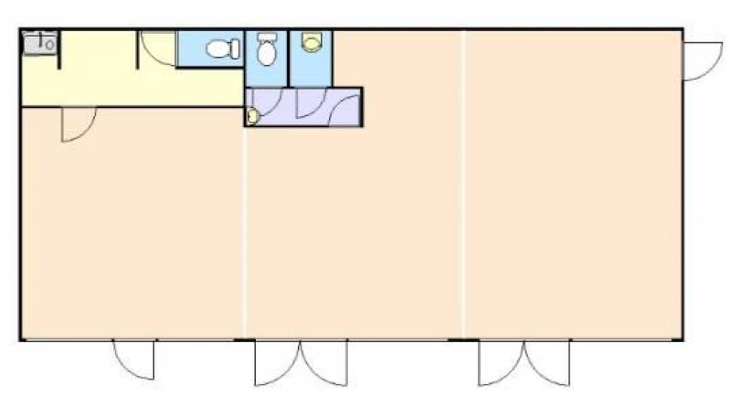 山下ビル１階店舗 　川之江の賃貸テナント 1部屋分の間取り画像