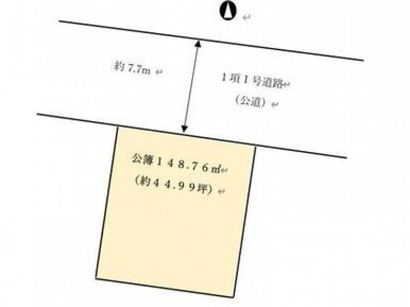 木田郡三木町平木 の区画図