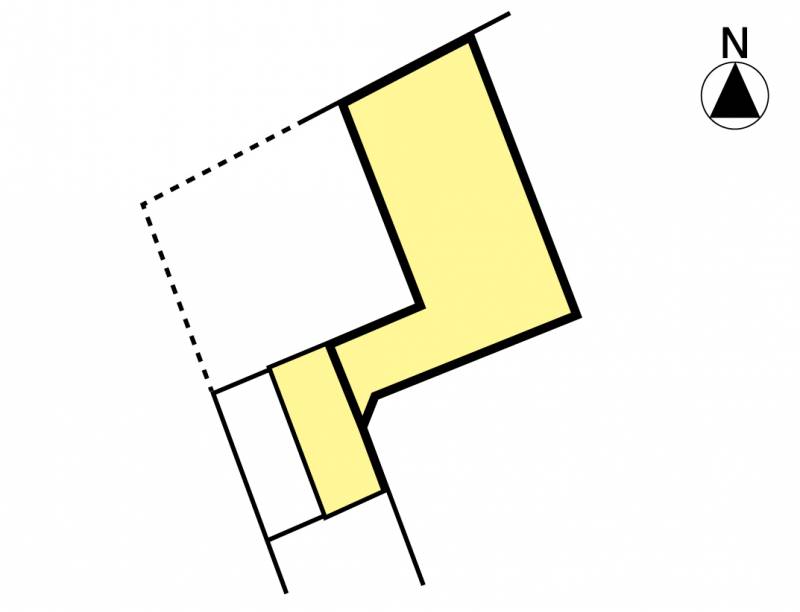 松山市樽味 の区画図