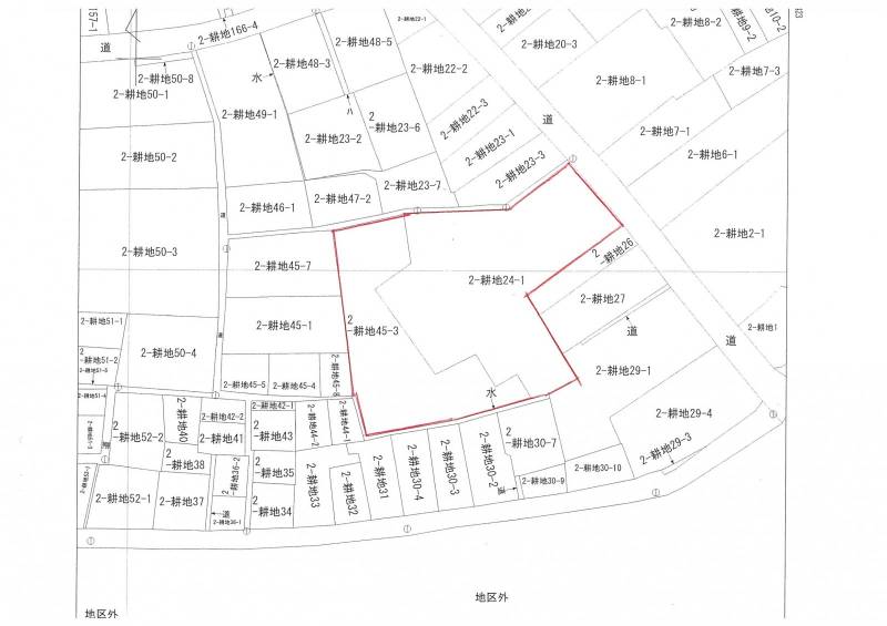 八幡浜市保内町喜木 の区画図