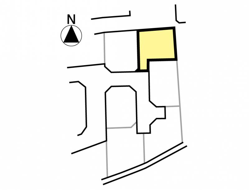 松山市西垣生町 2号地の区画図