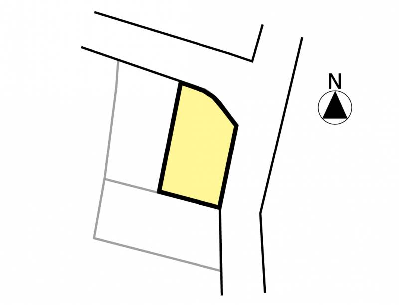 松山市星岡 の区画図