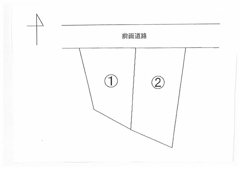 松山市三町 の区画図