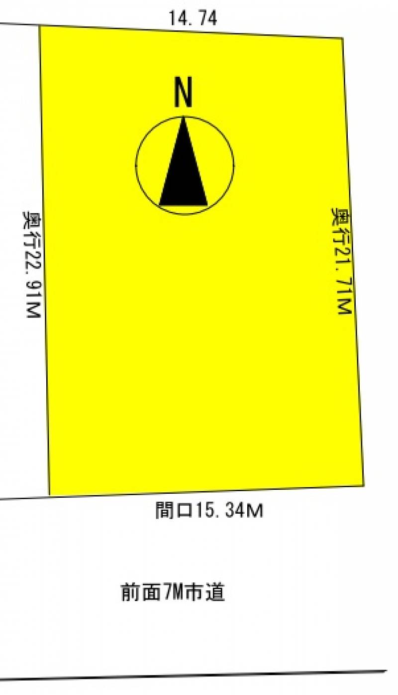 四国中央市土居町小林 小林分譲地➁の区画図
