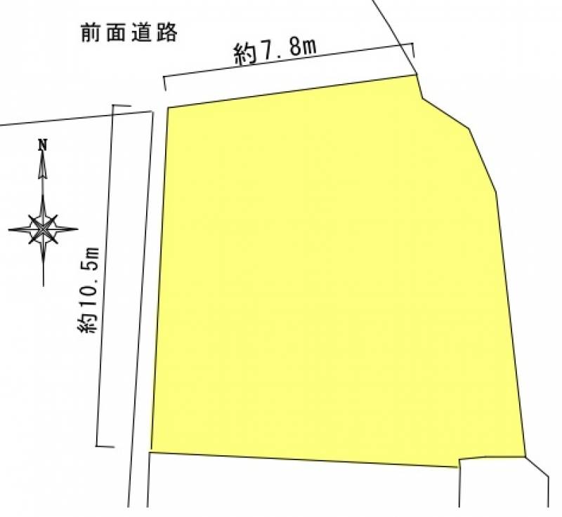 四国中央市金生町下分 下分売地の区画図