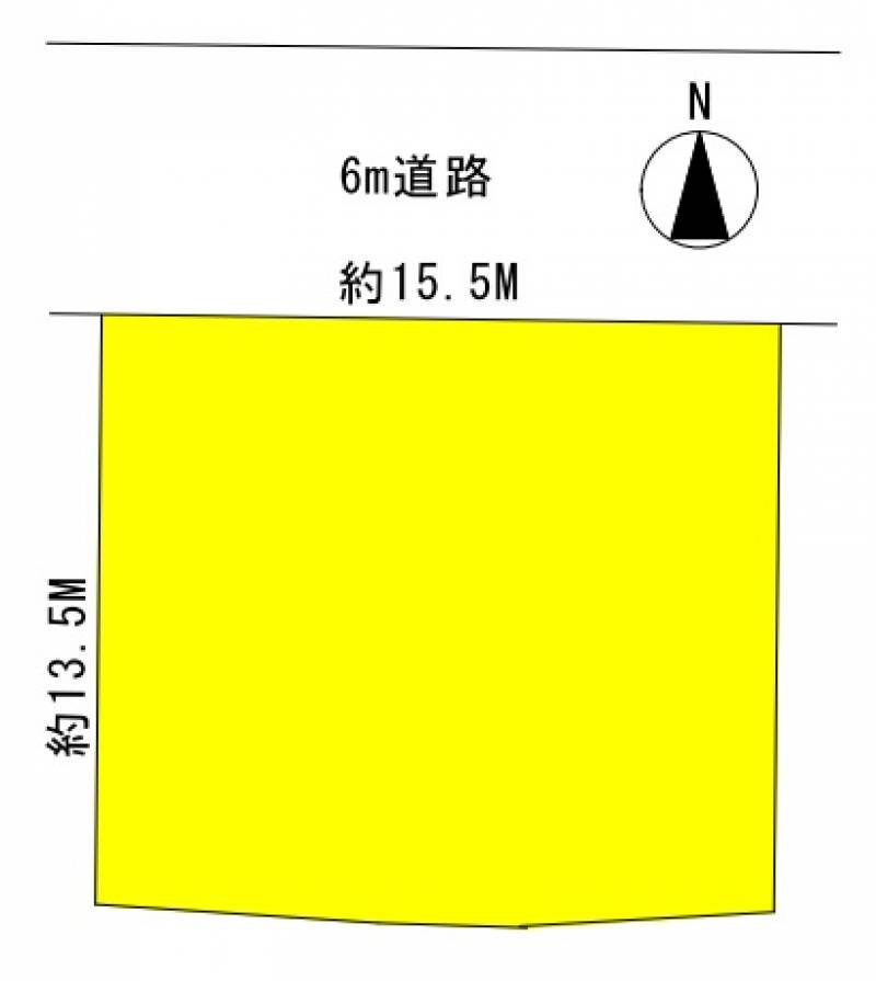 四国中央市寒川町 寒川新規分譲地3の区画図