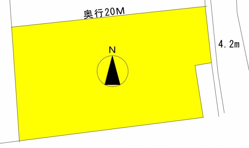 四国中央市土居町津根 赤星駅徒歩3分売地の区画図