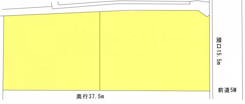 四国中央市土居町津根 津根古家付売地の区画図