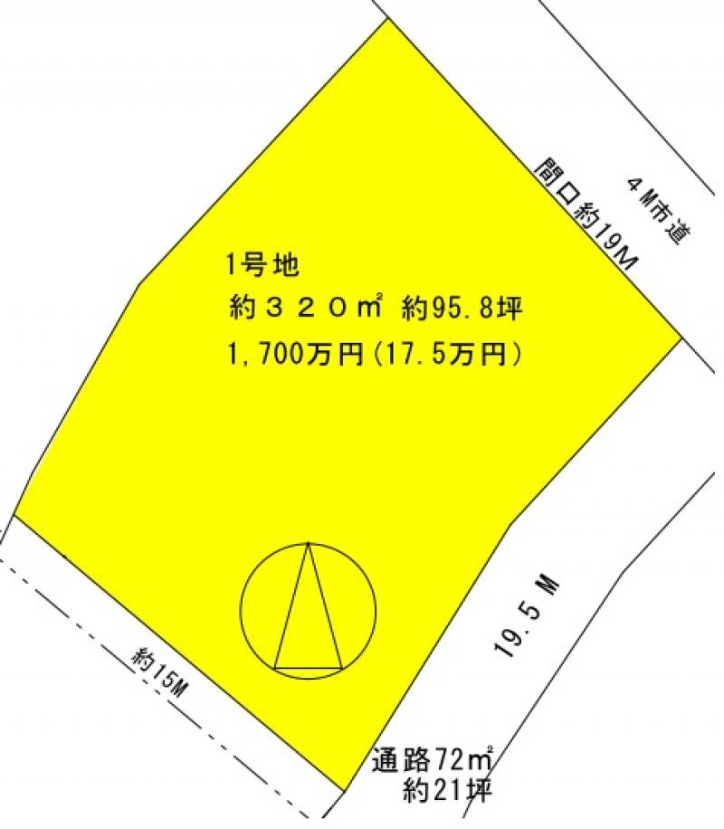 四国中央市金生町下分 下分分譲地の区画図