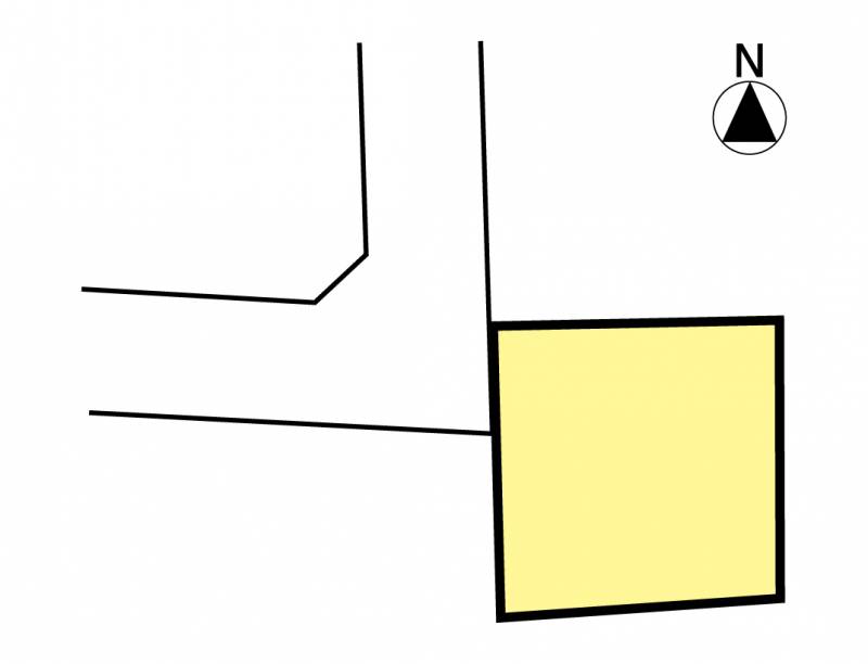 松山市北斎院町 の区画図