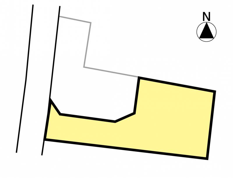 松山市余戸中 【限定2区画】2号地の区画図