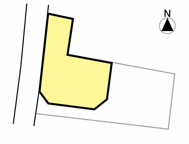 松山市余戸中 【限定2区画】1号地の区画図