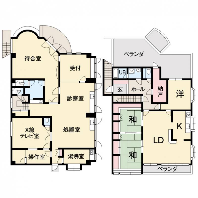 松山市古川西 一戸建 の間取り画像