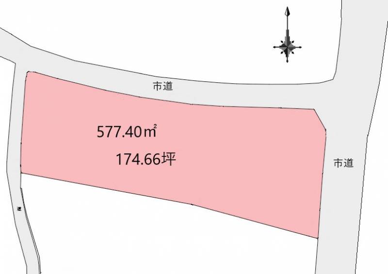 四国中央市中之庄町 中之庄宅地の区画図