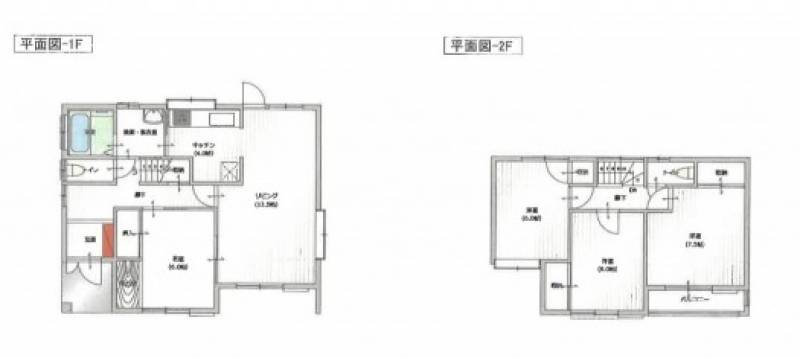 四国中央市寒川町 一戸建 の間取り画像