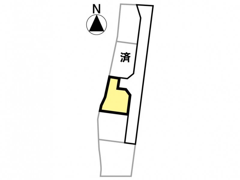 松山市松末 3号地の区画図