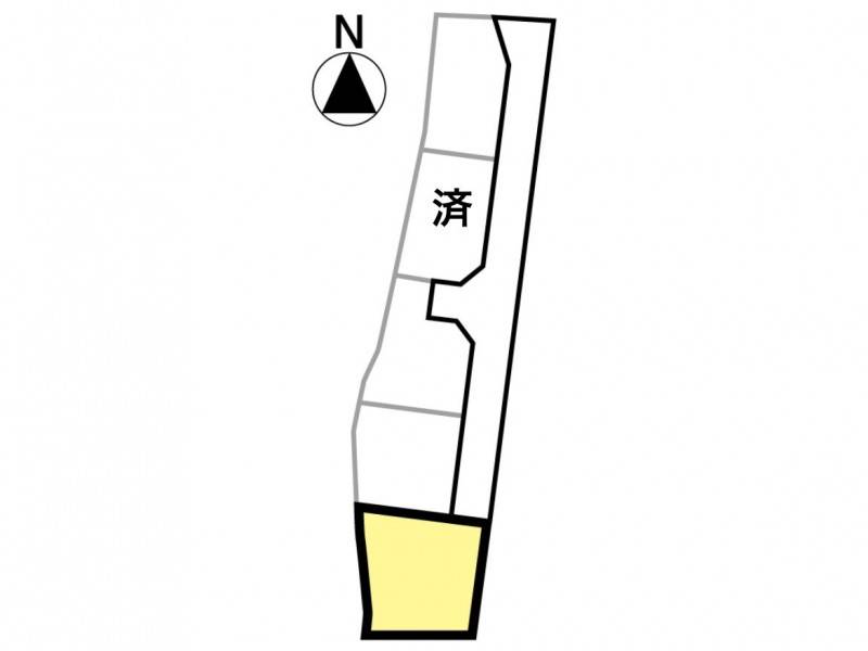 松山市松末 5号地の区画図