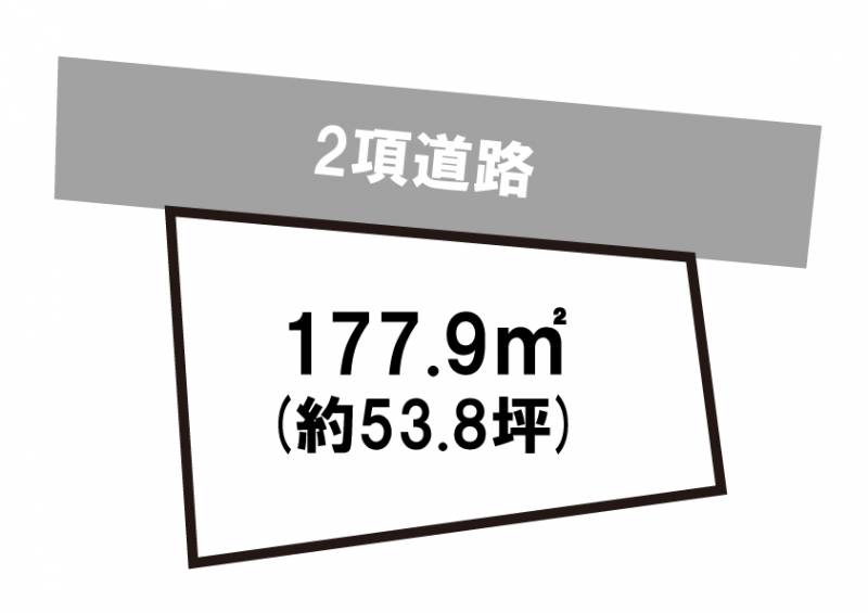 新居浜市西連寺町 西連寺町1丁目売り土地の区画図