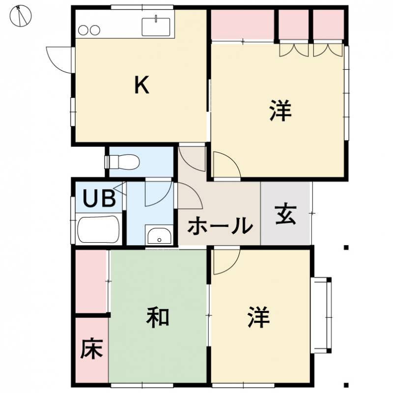 松山市平井町 一戸建 の間取り画像