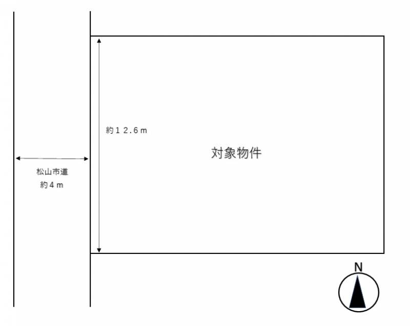 松山市安城寺町 の区画図