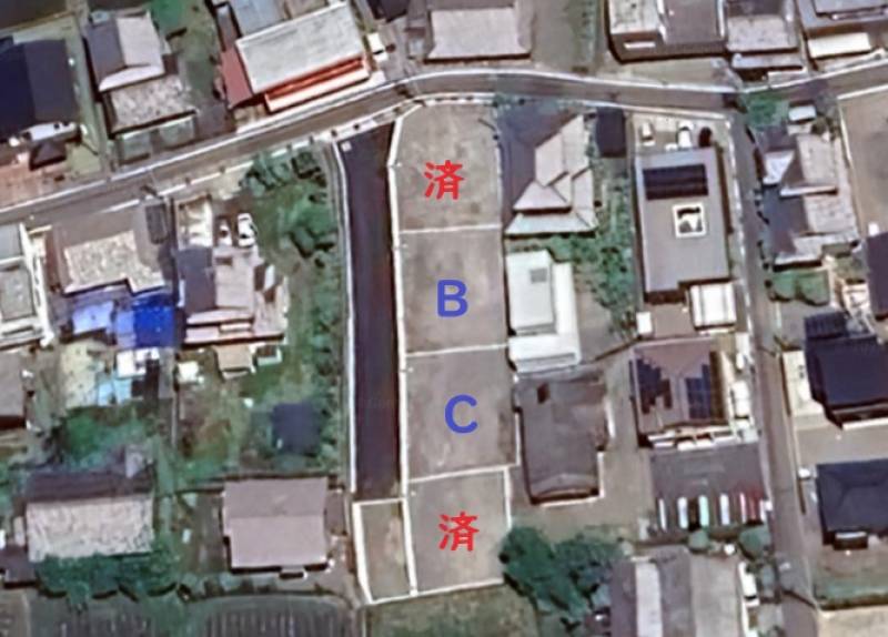 四国中央市土居町入野 土居町入野4区画分譲地B号地・C号地の区画図