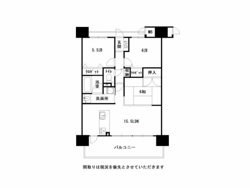 アルファステイツ青柳橋ブランヴェール の間取り画像