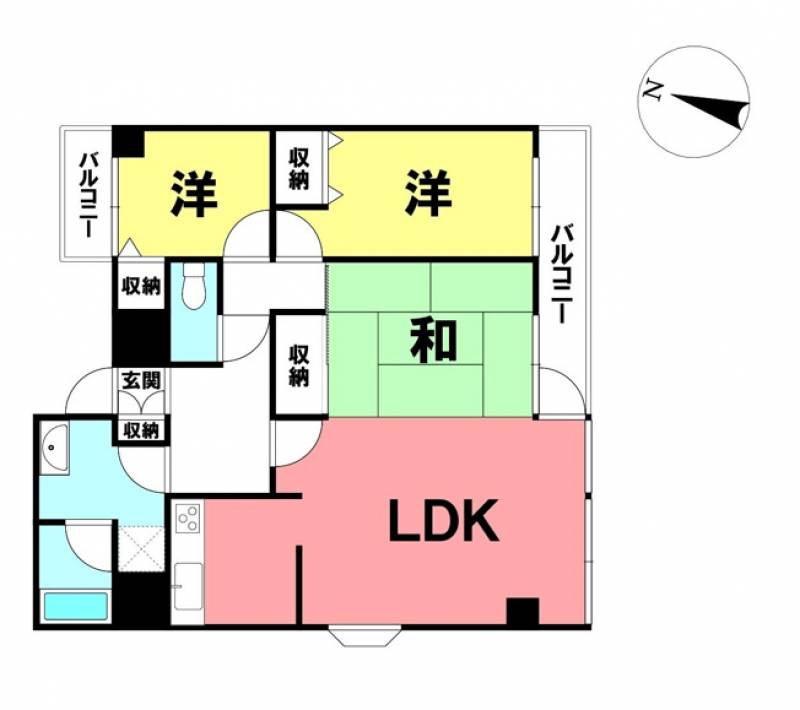 ダイアパレス追手前第3 1103 の間取り画像