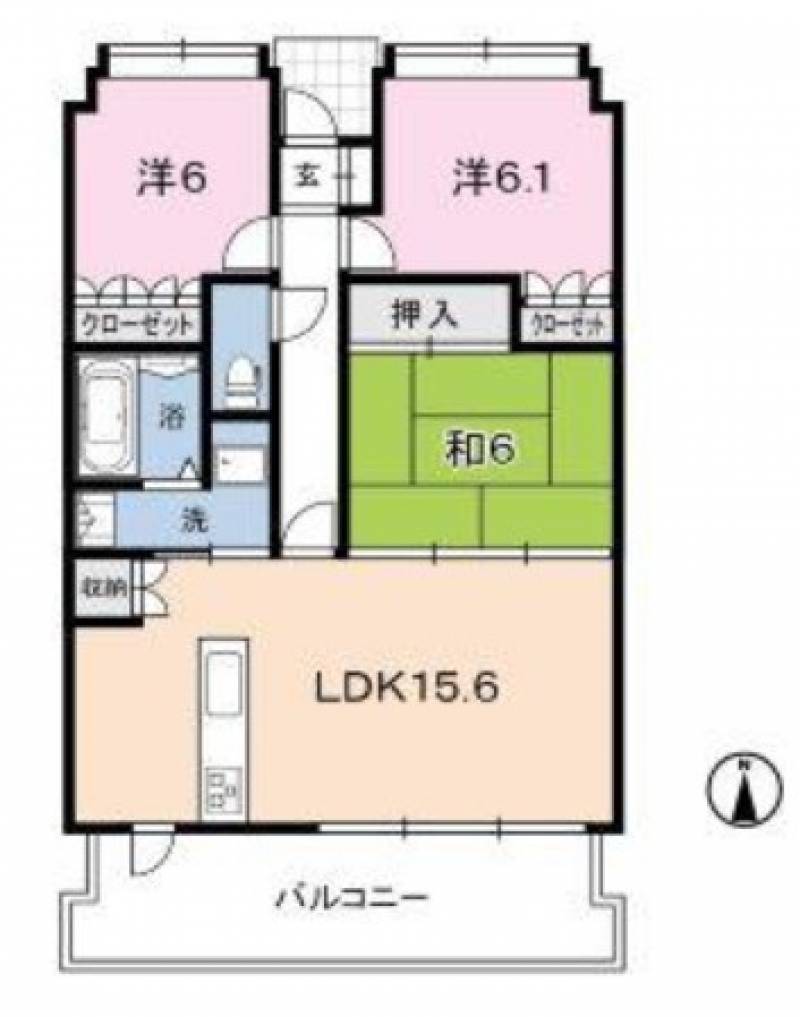 サーパス新田 902 の間取り画像