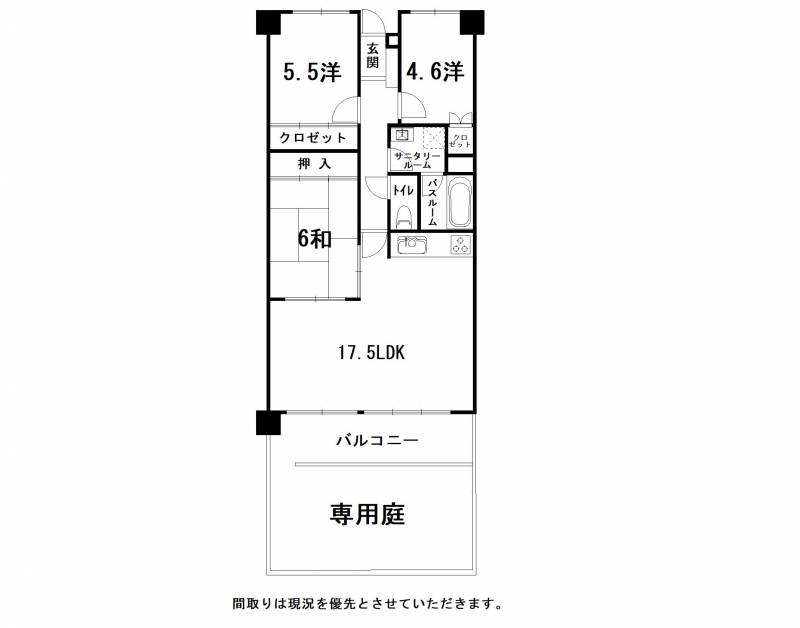 アーネスト針木 102 の間取り画像