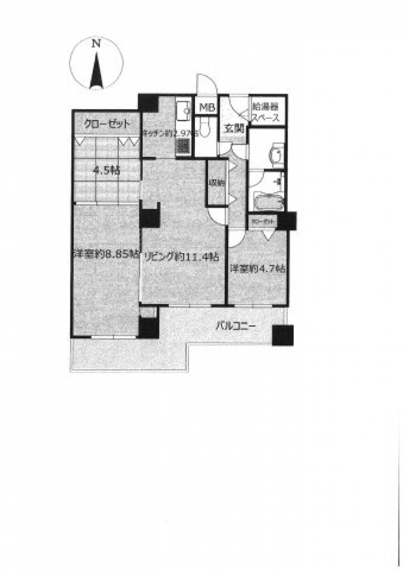 トップワン四国 604号 の間取り画像