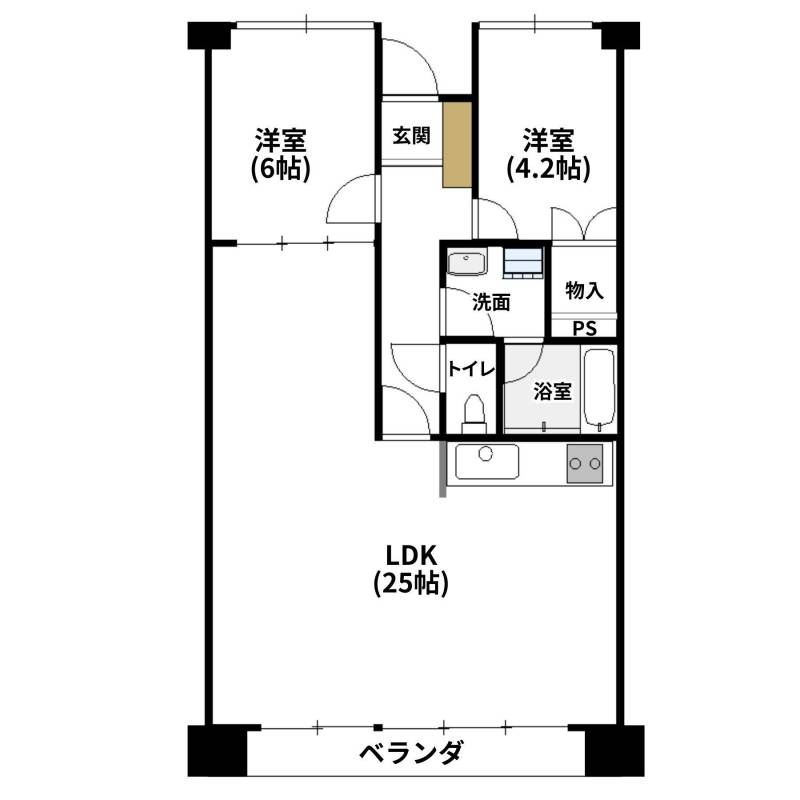 アーネスト針木 の間取り画像