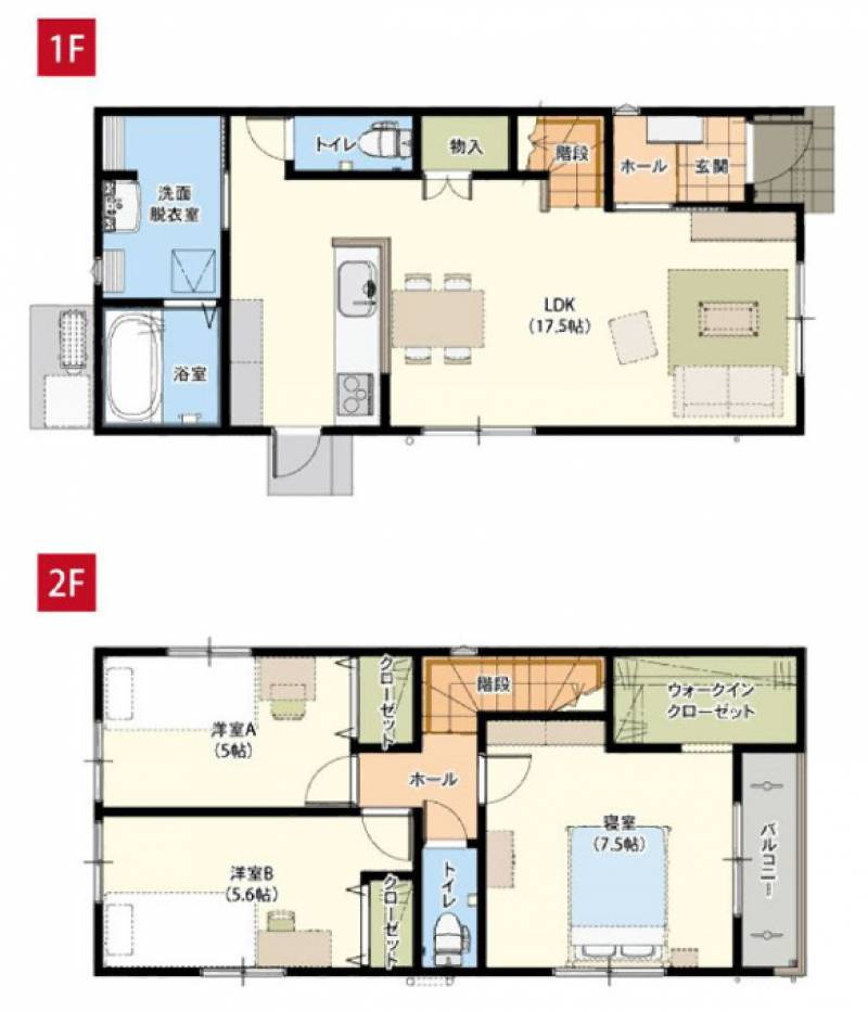 高知市百石町 一戸建 の間取り画像