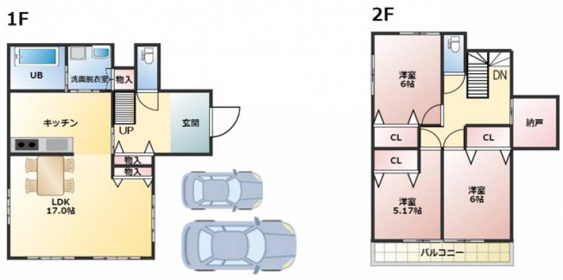 香美市土佐山田町西本町 一戸建 の間取り画像