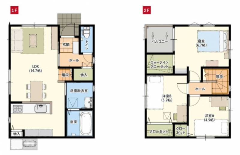 吾川郡いの町旭町 一戸建 の間取り画像